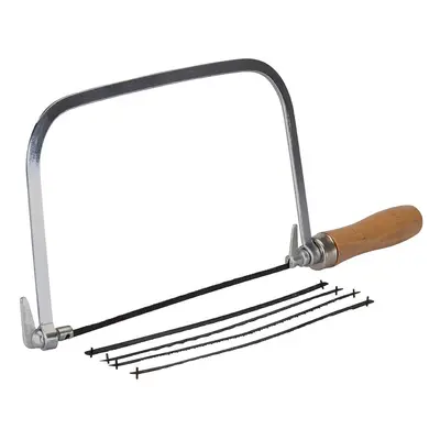 Silverline SW45 Coping Saw & 5 Blades 170Mm Each 1