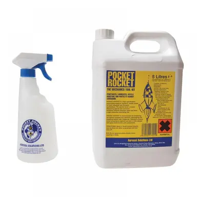 Aerosol 1017C WITH FREE SPRAY BOTTLE Pocket Rocket Lubricant Repellent 5 Litre