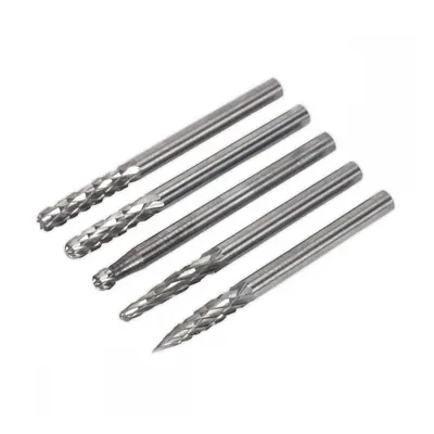 Sealey MCBSET01 Micro Carbide Burr Set 5Pc