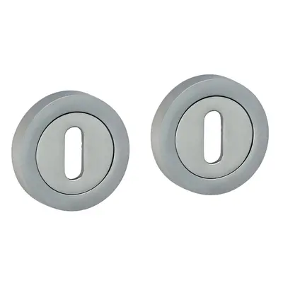 Timco Standard Profile Escutcheon - Satin Chrome Blister Pack 1 200573