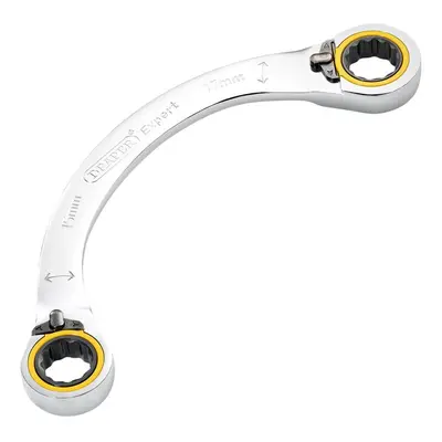 Draper Expert Hi-Torq® Double Ring Ratchet Half Moon Spanner 15 X 17Mm Pk 1 03936