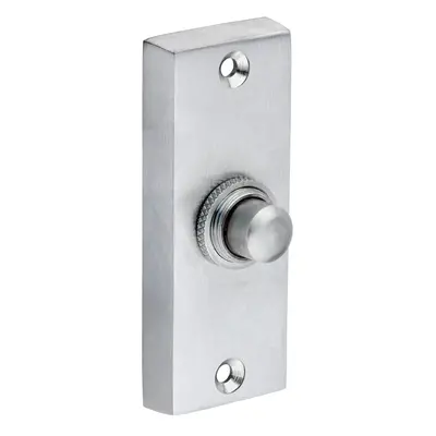 Timco Traditional Door Bell Push - Satin Chrome TIMpac 1 200891P