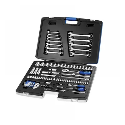 Expert E032911 1/4 & 1/2In Drive Socket & Spanner Set 101 Piece