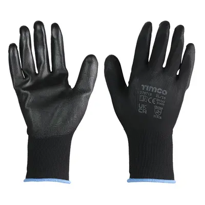 Timco Durable Grip Gloves - Pu Coated Polyester - Multi Pack Bag 12 770718