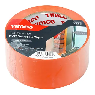 Timco High Strength Pvc Builderfts Tape Roll 1 HSOBT