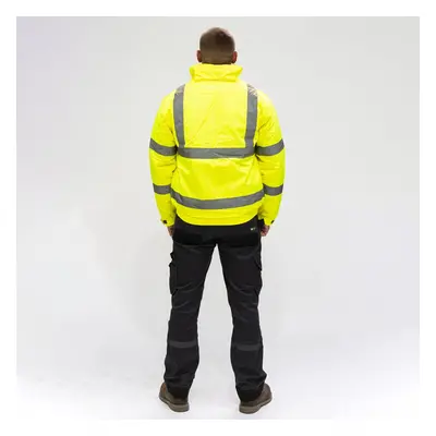 Timco Hi-Visibility Bomber Jacket - Yellow Bag 1 HVJ4XL