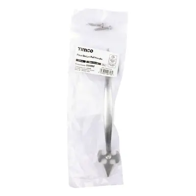 Timco Fleur De Lys Pull Handle - Satin Chrome Bag 1 200062