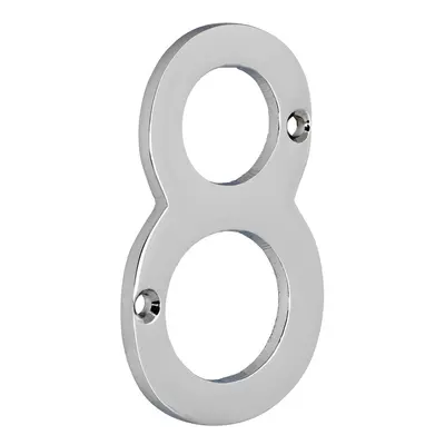 Timco Door Numeral 8 - Polished Chrome Bag 1 200409