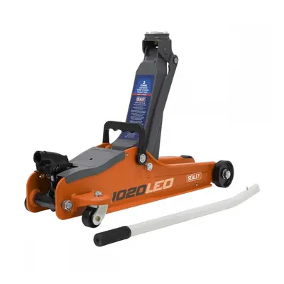 Sealey 1020LEO Trolley Jack 2 Tonne Low Profile Short Chassis - Orange