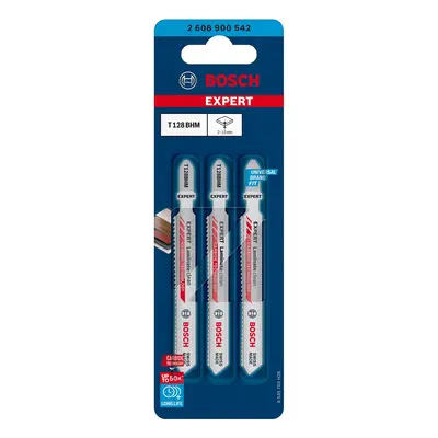 Bosch T128Bhm Expert Laminate Clean Jigsaw Blades (3 Pack)