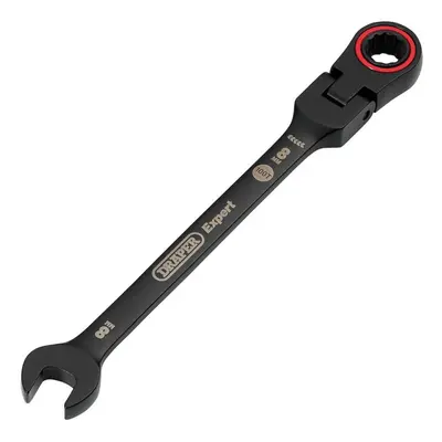 Draper Expert Hi-Torq® Metric Flexible Head Ratchet Combination Spanner 8Mm Black each 1 03914