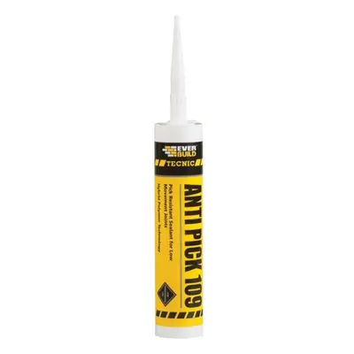 Everbuild Sika 489424 Tecnic Anti-Pick 109 White 295Ml