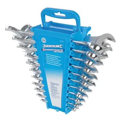 Silverline 633470 Combination Spanner Set 22Pce 6 - 22Mm & 1/4 - 7/8in Each 1