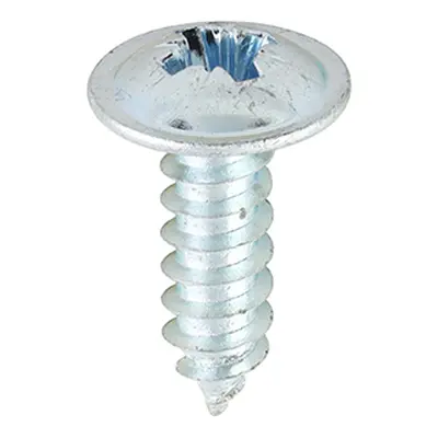 Timco Metal Tapping Screws - Pz - Flange - Self-Tapping - Zinc Box 200 00812CFAZS