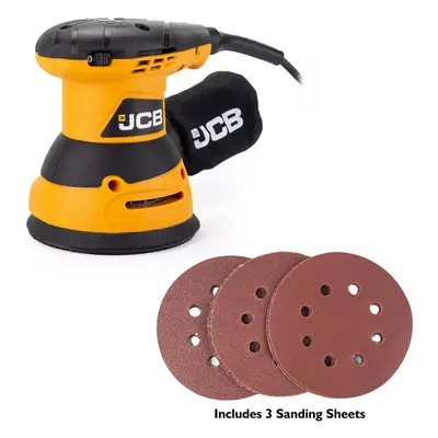 JCB Corded Electric Random Orbital Sander 125Mm 240W | 21-Ro125