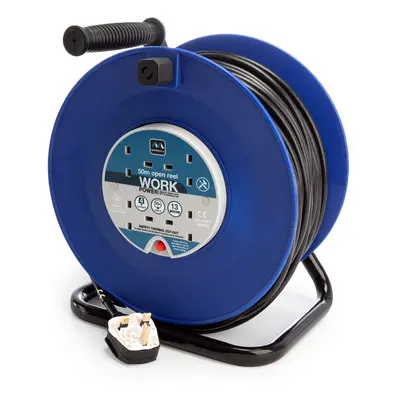 Masterplug Hdcc5013-4Bl-Mp 13A 4 Gang Cable Reel Blue 50 Metres 240V