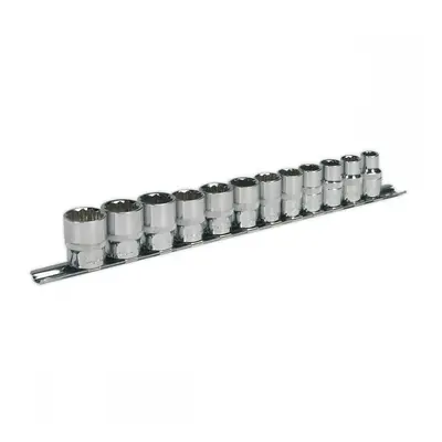 Sealey AK2682 Socket Set 12Pc 3/8inSq Drive 12Pt Walldrive® Metric