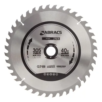 Abracs Tct30540 Tct Circular Saw Blade For Wood 305 X 30Mm X 40T