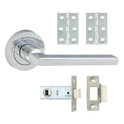 Timco Radmore Lever On Rose Door Pack - Polished Chrome Box 1 200699