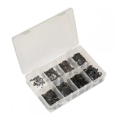 Sealey AB012ER E-Clip Retainer Assortment 800Pc Metric