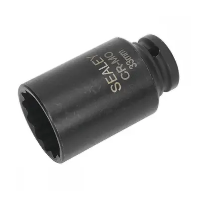 Sealey SX0041 Impact Socket 33Mm Bi-Hex Deep 1/2inSq Drive