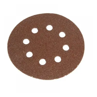 Faithfull 711554 Hook & Loop Sanding Disc Did2 Holed 150Mm Medium Fine (Pack 5)