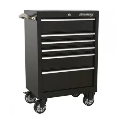 Sealey PTB67506 Rollcab 6 Drawer 675Mm Heavy-Duty Black