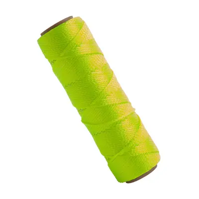 Marshalltown M632 Braided Nylon Brick Line Fluorescent Yellow 250Ft