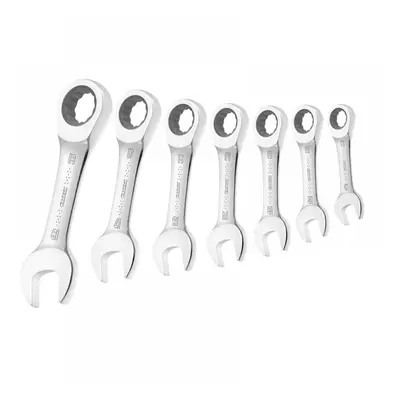 Expert E111104 Stubby Ratchet Spanner Set 7 Piece