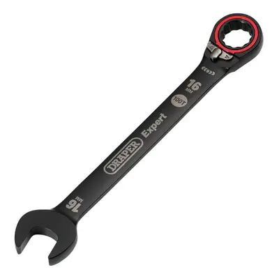 Draper Expert Hi-Torq® Metric Reversible Ratchet Combination Spanner 16Mm Black Pk 1 03906