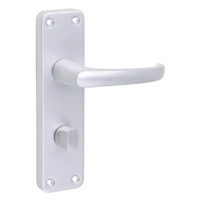 Timco Contractors Lever Bathroom|Privacy Handles - Satin Anodised Aluminium Blister Pack 1 20014