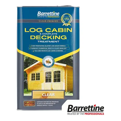 Barrettine Log Cabin & Decking Treatment Tin 1 LCDT005