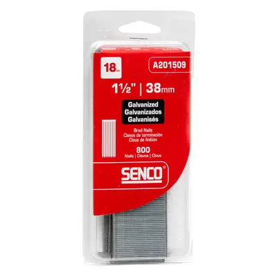 Senco A201509 18 Gauge Ax Brad Galv. Blister Pack 38Mm Blister 800