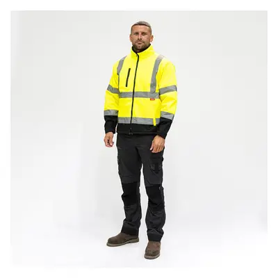 Timco Hi-Visibility Softshell Jacket - Yellow Bag 1 HVSJMED