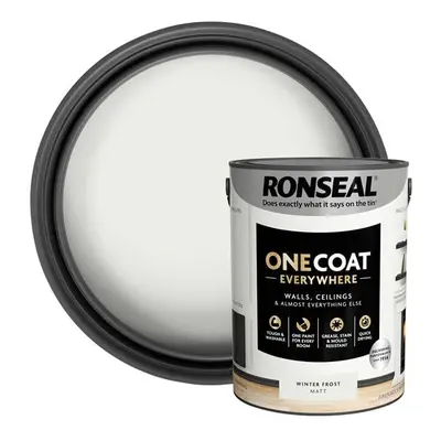 Ronseal One Coat Everywhere Interior Winter Frost Matt 5 Litre KCB.7015103.22104.81