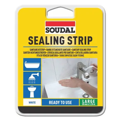 Soudal Sealing Strip 38Mmx3.35M White 38Mm X 3.35M tape 7