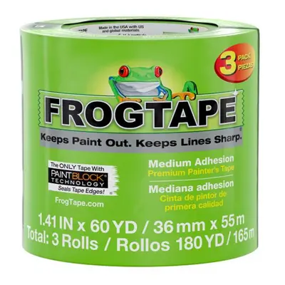 Shurtape 242999 Frogtape® Multi-Surface Masking Tape 36Mm X 55M (3 Pack)