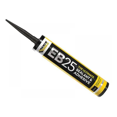 Everbuild Sika 605669 Eb25 Hybrid Sealant Adhesive Black 300Ml