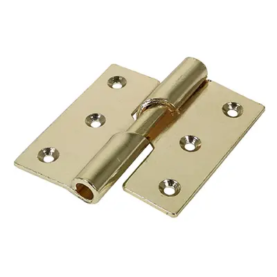 Timco 434483 Rising Butt Hinge (466) - Left Hand - Electro Brass 75 X 72