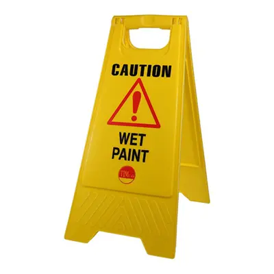 Timco 747654 A-Frame Safety Sign - Caution Wet Paint 610 X 300 X 30 Bag 1