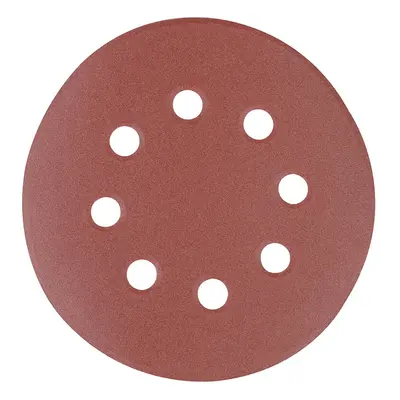 Silverline 206505 Hook & Loop Discs Punched 125Mm 10Pk 125Mm 240 Grit Each 10