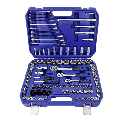 Bluespot Tools 1583 1/2In 3/8In & 1/4In Metric Socket Set 120 Piece