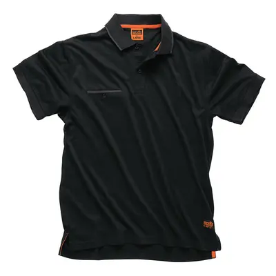 Scruffs T54665 Worker Polo Black Xxl Each 1