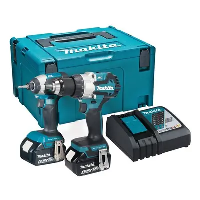 Makita DLX2507TJ Dlx2507Tj Lxt Brushless Combo Kit 18V 2 X 5.0Ah Li-Ion