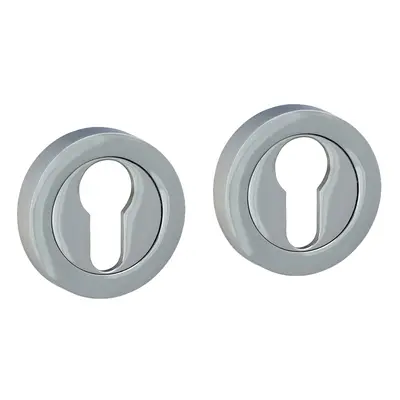 Timco Euro Profile Escutcheon - Polish Chrome Blister Pack 1 200050