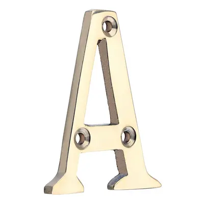 Timco Door Letter A - Polished Brass Bag 1 200947