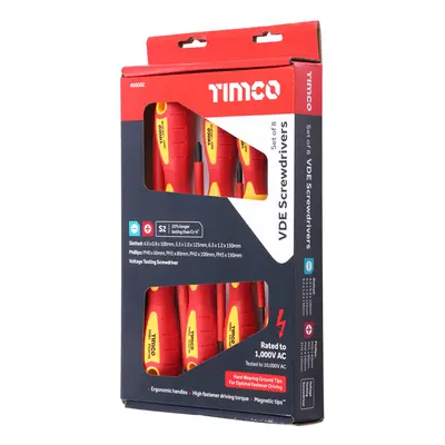 Timco Vde Screwdriver Set Box 8 468002