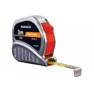 Hultafors 368013 Tm3Me Chrome Tri-Matic Pocket Tape 3M/10Ft (Width 13Mm)