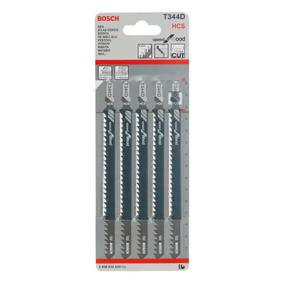 Bosch T344D Speed For Wood Jigsaw Blades (5 Pack)