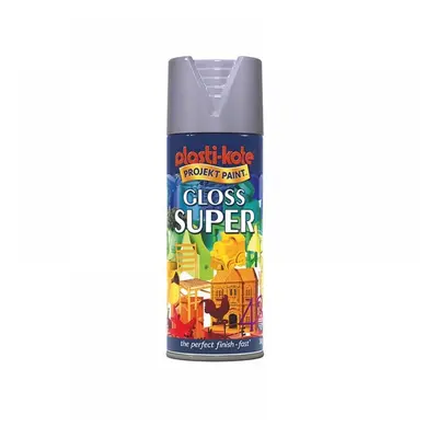 Plastikote 011149 Gloss Super Spray Aluminium 400Ml